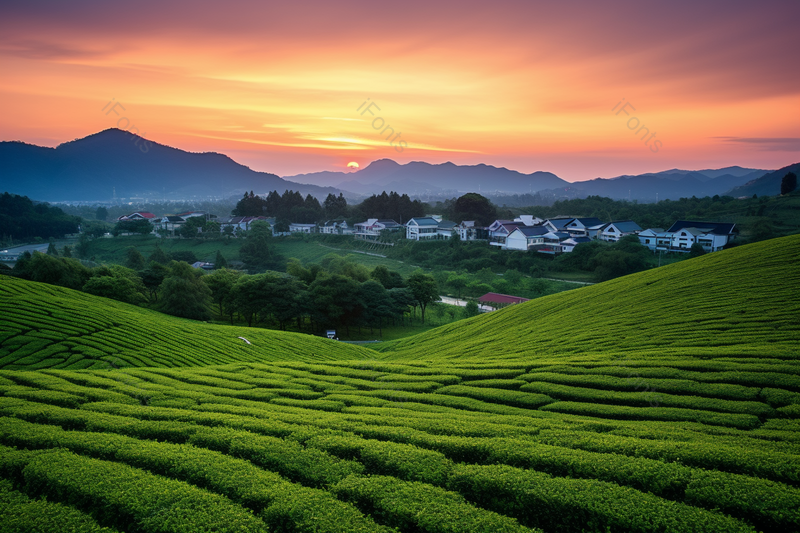 清新空气自然美夕阳自然风景摄影图,高清,摄影图,摄影图片,图片大全,摄影图免费下载